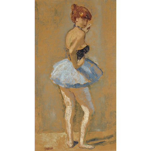 PAUL JAKOB) PAOLO (EIGTL. M�LLER : 'Balletteuse' (DOBIASCHOFSKY AUKTIONEN AG)