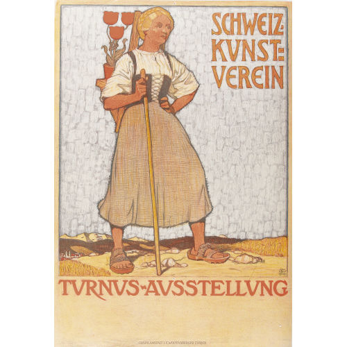 BURKHARD MANGOLD : 'Schweiz. Kunstverein Turnus-Ausstellung' (DOBIASCHOFSKY AUKTIONEN AG)