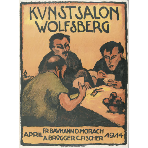ARNOLD BR�GGER : 'Kunstsalon Wolfsberg 1914' (DOBIASCHOFSKY AUKTIONEN AG)