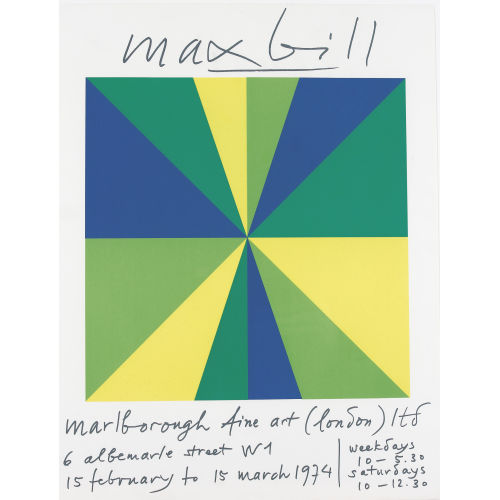 MAX BILL : 'Marlborough Fine Art London' (DOBIASCHOFSKY AUKTIONEN AG)