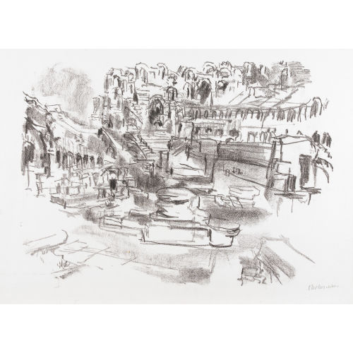 OSKAR KOKOSCHKA : El Djem (DOBIASCHOFSKY AUKTIONEN AG)
