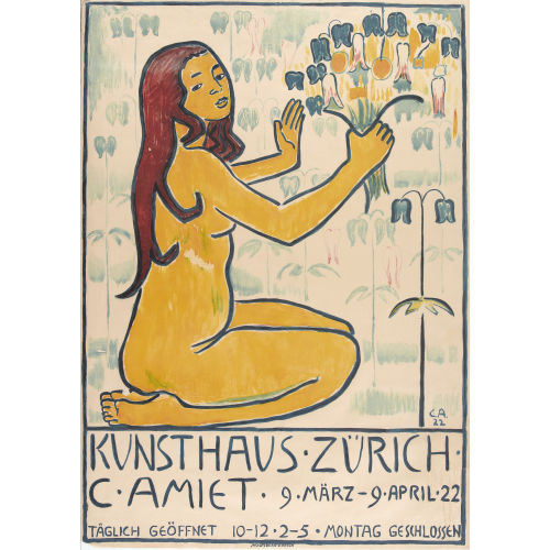 CUNO AMIET : 'Kunsthaus Z�rich 1922' (DOBIASCHOFSKY AUKTIONEN AG)