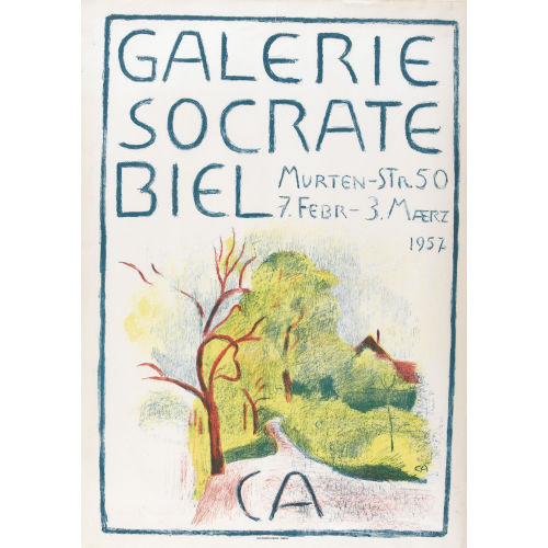 CUNO AMIET : 'Galerie Socrate 1957' (DOBIASCHOFSKY AUKTIONEN AG)