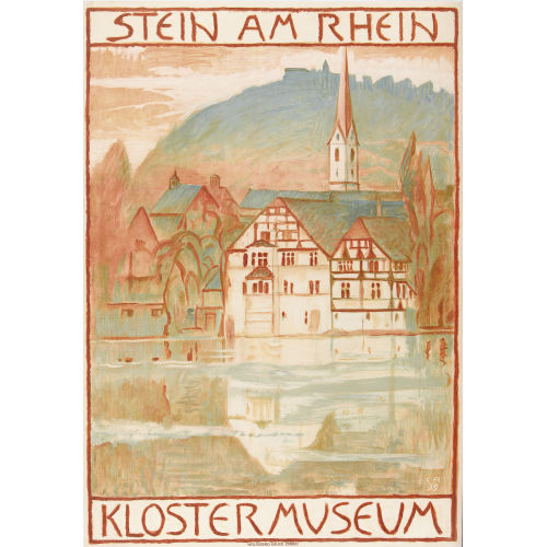 CUNO AMIET : 'Stein am Rhein, Klostermuseum' (DOBIASCHOFSKY AUKTIONEN AG)