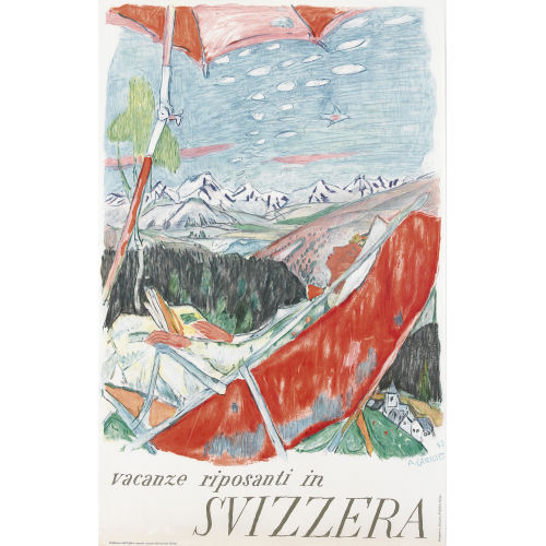 ALOIS CARIGIET : 'Vacanze risposanti in Svizzera' (DOBIASCHOFSKY AUKTIONEN AG)