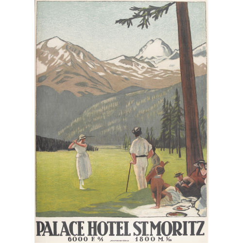 EMIL CARDINAUX : 'Palace Hotel St. Moritz' (DOBIASCHOFSKY AUKTIONEN AG)
