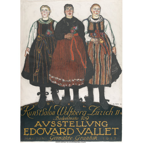 EDOUARD VALLET : 'Kunstsalon Wolfsberg 1917' (DOBIASCHOFSKY AUKTIONEN AG)