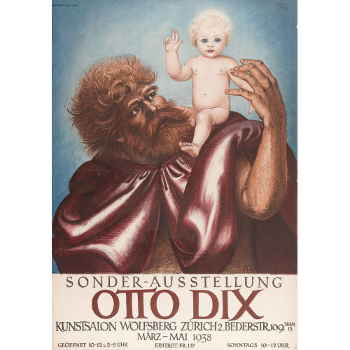 OTTO DIX : 'Sonder-Ausstellung Otto Dix 1938' (DOBIASCHOFSKY AUKTIONEN AG)