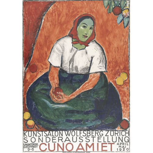 CUNO AMIET : 'Kunstsalon Wolfsberg 1920' (DOBIASCHOFSKY AUKTIONEN AG)