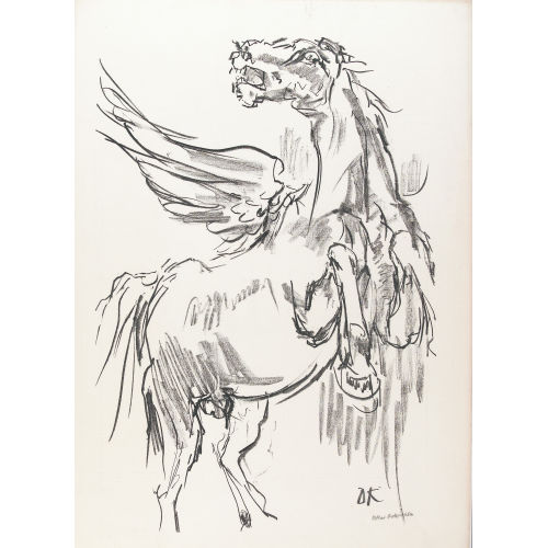 OSKAR KOKOSCHKA : Pegasus (DOBIASCHOFSKY AUKTIONEN AG)