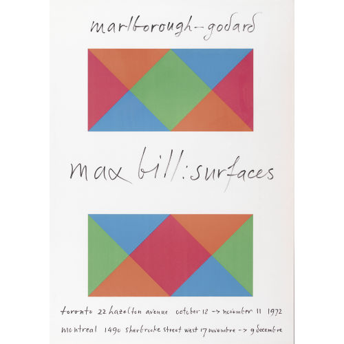 MAX BILL : 'marlborough - godart' (DOBIASCHOFSKY AUKTIONEN AG)