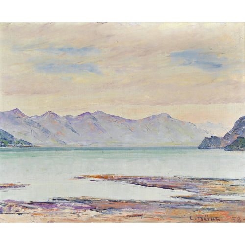 LOUIS D�RR : 'Brienzersee mit Brienzergrat' (DOBIASCHOFSKY AUKTIONEN AG)