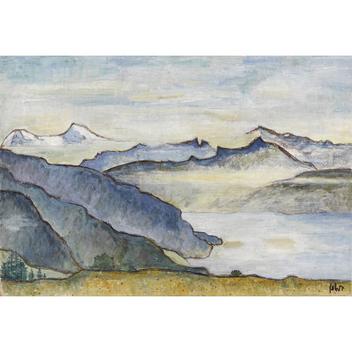 ADOLF FEHR : Berner Oberl�nder Seenlandschaft (DOBIASCHOFSKY AUKTIONEN AG)