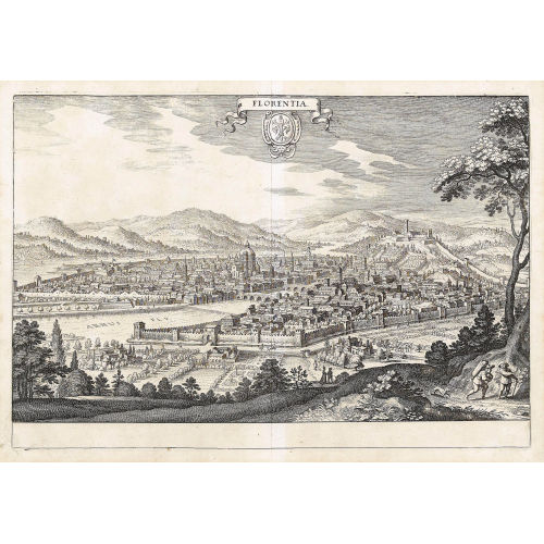 MATTH�US D.�. MERIAN : 'Florentia.' (DOBIASCHOFSKY AUKTIONEN AG)