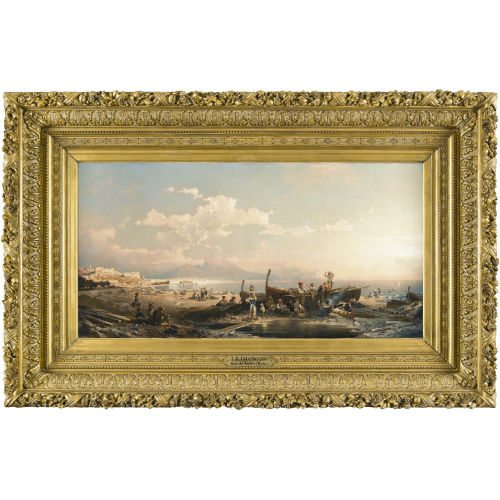 FRANZ RICHARD UNTERBERGER : 'Molo de Naples' (DOBIASCHOFSKY AUKTIONEN AG)