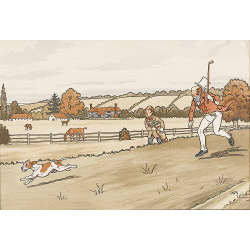 HARRY (HERMET ELIOTT : Verzweifelter Golfspieler (DOBIASCHOFSKY AUKTIONEN AG)