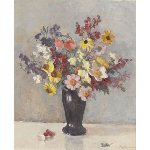 PAUL GM�NDER : Stillleben mit Sommerblumen (DOBIASCHOFSKY AUKTIONEN AG)