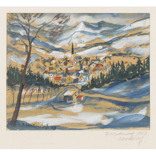 FRANZ HECKENDORF : 'Oberstdorf' (DOBIASCHOFSKY AUKTIONEN AG)