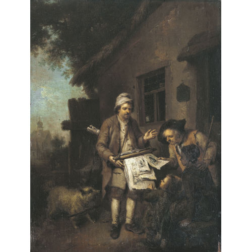 JOHANN CONRAD SEEKATZ : Le marchand de village (DOBIASCHOFSKY AUKTIONEN AG)