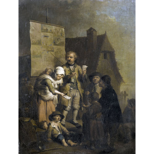 JOHANN CONRAD SEEKATZ : Le chanteur en foire (DOBIASCHOFSKY AUKTIONEN AG)