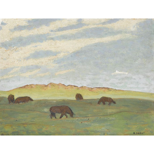 ALBERT SCHMIDT : 'Auf der Weide' (DOBIASCHOFSKY AUKTIONEN AG)