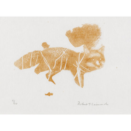 ROBERT HAINARD : Renard sortant du terrier (DOBIASCHOFSKY AUKTIONEN AG)