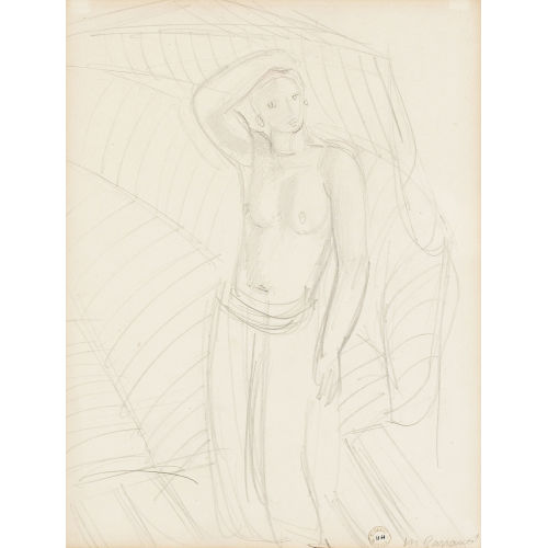 MAURICE BARRAUD : Femme orientale (DOBIASCHOFSKY AUKTIONEN AG)