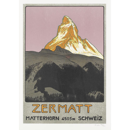 EMIL CARDINAUX : 'Zermatt Matterhorn' (DOBIASCHOFSKY AUKTIONEN AG)
