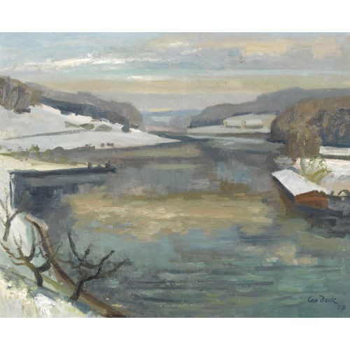 LEO DECK : 'Am Wohlensee' (DOBIASCHOFSKY AUKTIONEN AG)