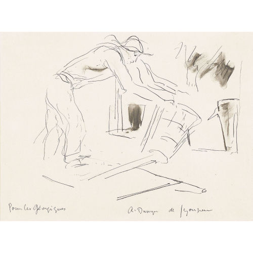 ANDRE ALBERT MARIE DUNOYER DE SEGONZAC : Commencer � travailler (DOBIASCHOFSKY AUKTIONEN AG)