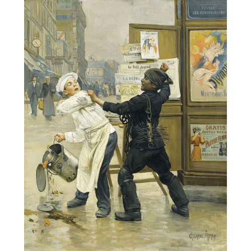 PAUL CHARLES CHOCARNE-MOREAU : 'Mauvaise rencontre' (DOBIASCHOFSKY AUKTIONEN AG)