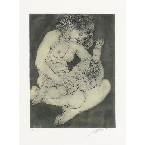 HANS ERNI : M�re et enfant (DOBIASCHOFSKY AUKTIONEN AG)
