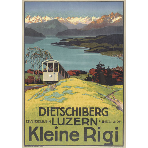 OTTO LANDOLT : 'Dietschibahn Luzern, Kleine Rigi' (DOBIASCHOFSKY AUKTIONEN AG)