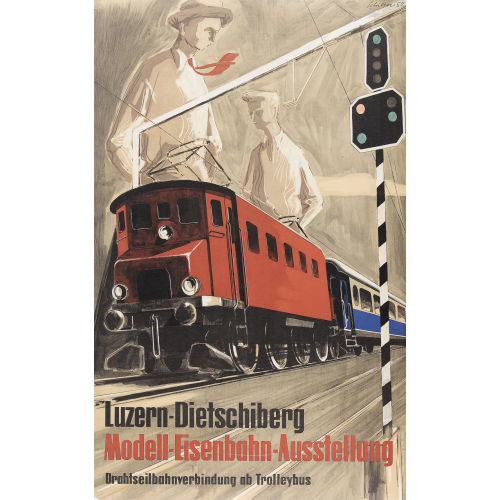 HANS SCHILTER : 'Modell-Eisenbahn Ausstellung' (DOBIASCHOFSKY AUKTIONEN AG)