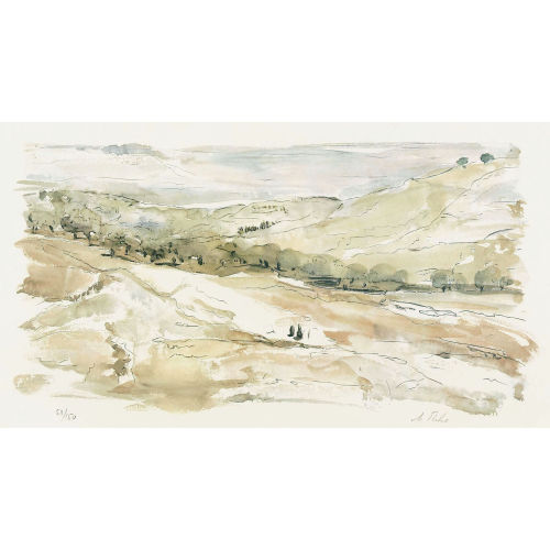 ANNA TICHO : Landschaft in Israel (DOBIASCHOFSKY AUKTIONEN AG)