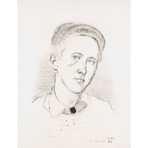CUNO AMIET : Bildnis eines jungen Mannes (DOBIASCHOFSKY AUKTIONEN AG)