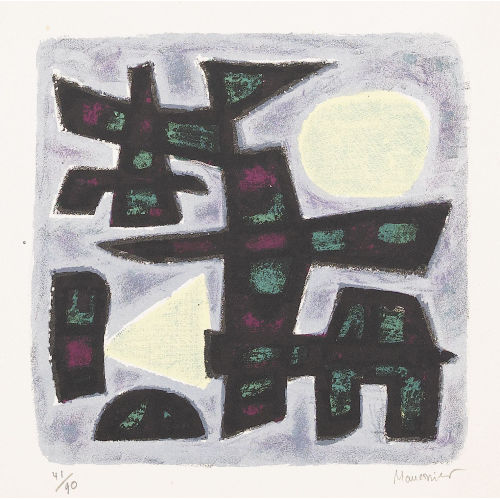 ALFRED MANESSIER : Ohne Titel (DOBIASCHOFSKY AUKTIONEN AG)