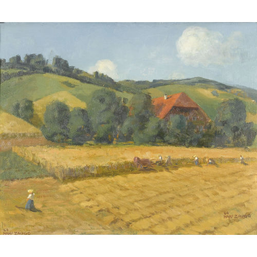 HANS ZAUGG : 'Sommer im Bernerland' (DOBIASCHOFSKY AUKTIONEN AG)
