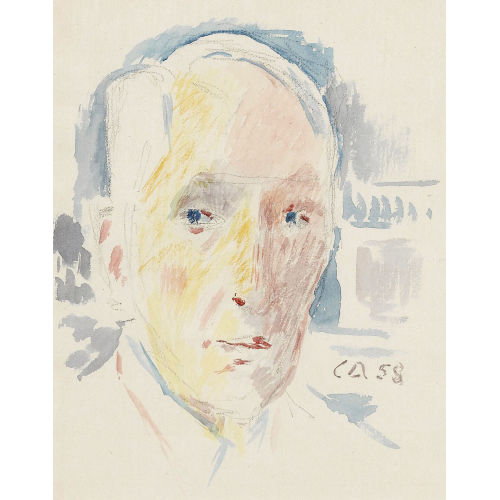 CUNO AMIET : Selbstportr�t (DOBIASCHOFSKY AUKTIONEN AG)