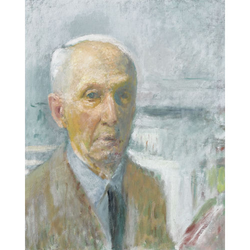 CUNO AMIET : Selbstbildnis um 1960 (DOBIASCHOFSKY AUKTIONEN AG)