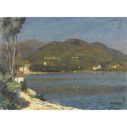 WALTER CLENIN : 'Landschaft am Luganersee' (DOBIASCHOFSKY AUKTIONEN AG)
