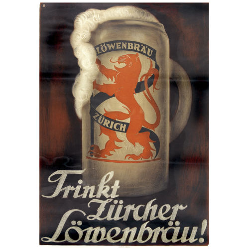 OTTO BAUMBERGER : 'Trinket Z�rcher L�wenbr�u' (DOBIASCHOFSKY AUKTIONEN AG)