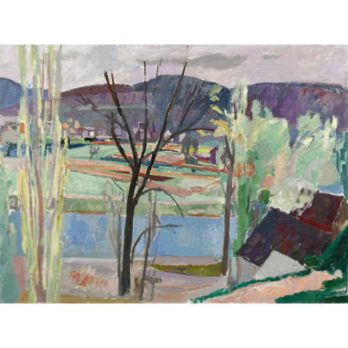 MAX GUBLER : 'Fr�hlingslandschaft' (DOBIASCHOFSKY AUKTIONEN AG)