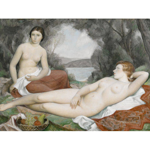 PAUL THEOPHILE ROBERT : 'Baigneuses � la corbeille de fruits' (DOBIASCHOFSKY AUKTIONEN AG)