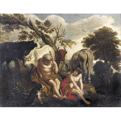 JACOB JORDAENS : Idyllische Hirtenpartie (DOBIASCHOFSKY AUKTIONEN AG)