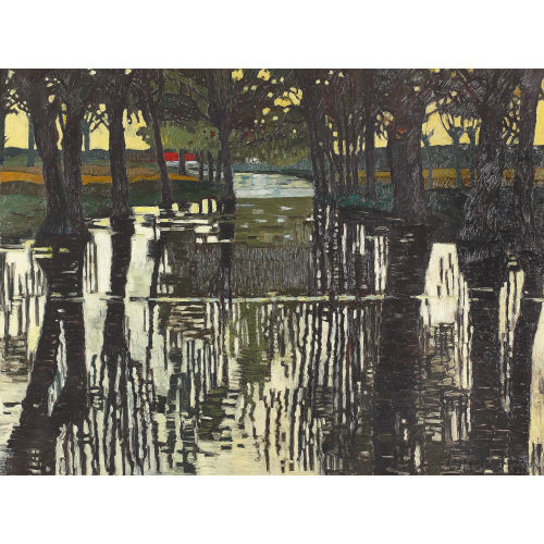 ROGER KATHY : Morgenstimmung am Kanal (DOBIASCHOFSKY AUKTIONEN AG)