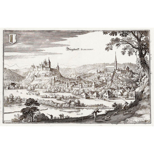 MATTH�US D.�. MERIAN : 'Burgdorff. Burgdorf.' (DOBIASCHOFSKY AUKTIONEN AG)