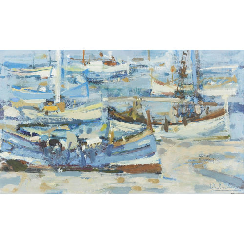 EUGENE BABOULENE : 'Le bateau bleu' (DOBIASCHOFSKY AUKTIONEN AG)