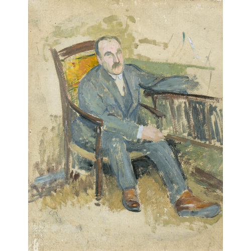 CUNO AMIET : Portr�tstudie (DOBIASCHOFSKY AUKTIONEN AG)