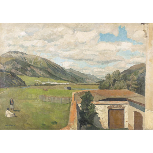 MAX B�HLEN : 'Engadiner Landschaft' (DOBIASCHOFSKY AUKTIONEN AG)
